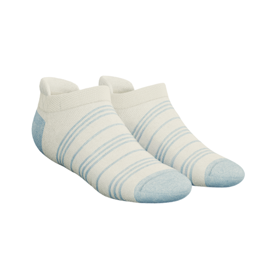 The College Ruled | Stripe Heel Hammock™ Ankle Socks