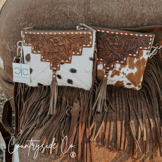 Fort Worth Cowhide Crossbody