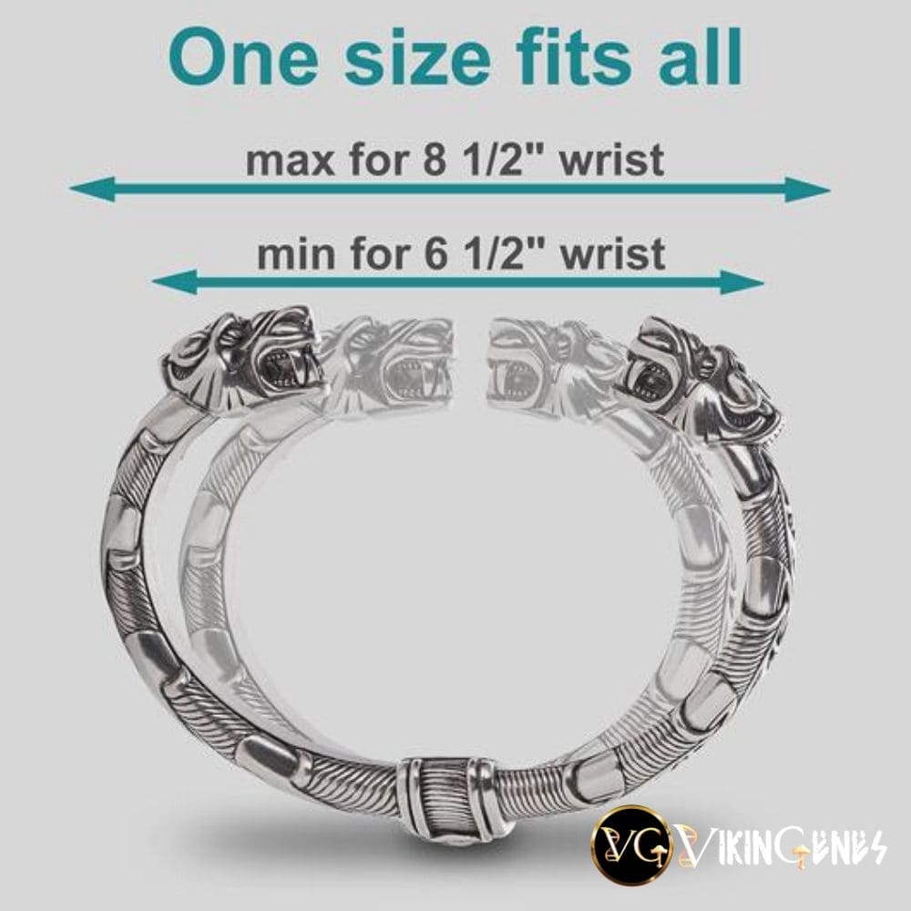 Fenrir The Wolf Handcrafted Bracelet