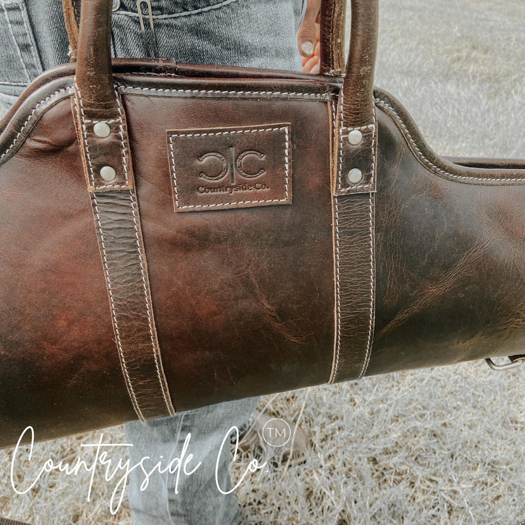 Leather Long Carry Case