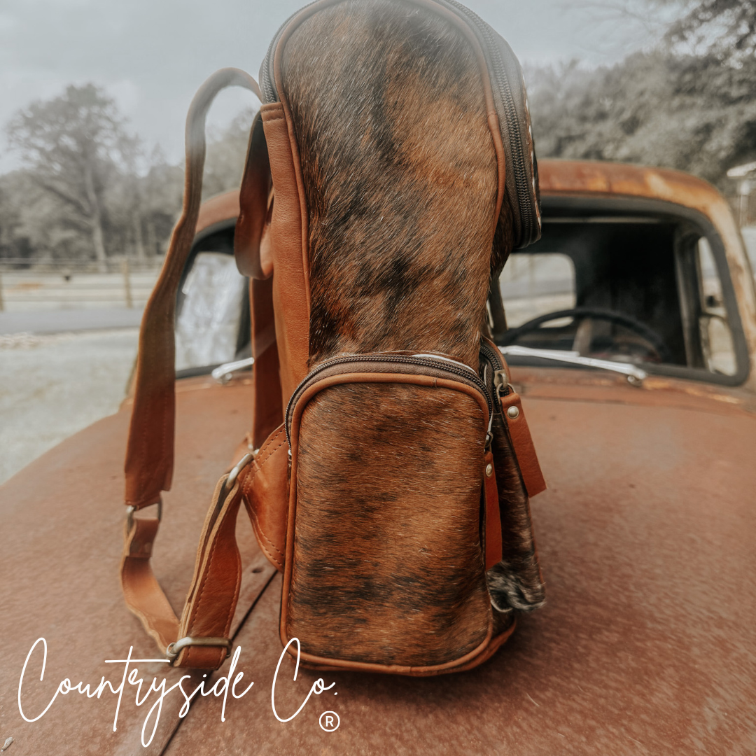 Mesa Cowhide Conceal Carry Backpack Laptop Bag