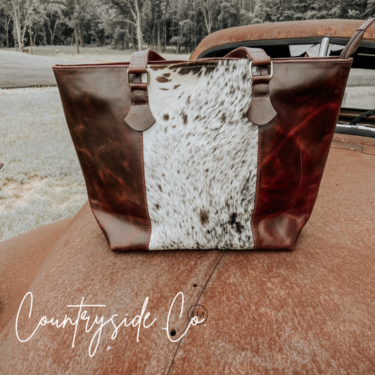 Jane Cowhide Concealed Carry Purse