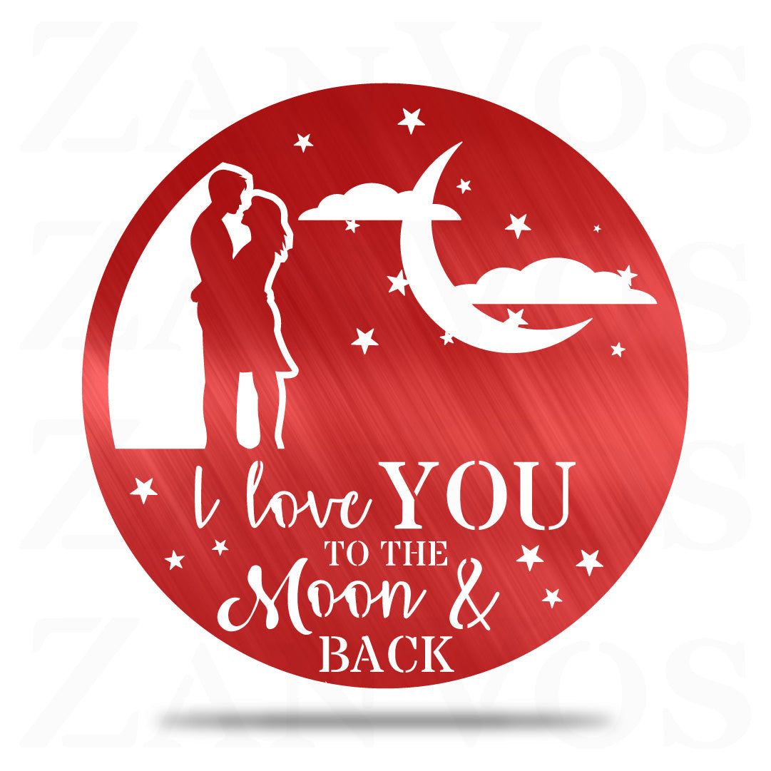 Couple Moon & Back
