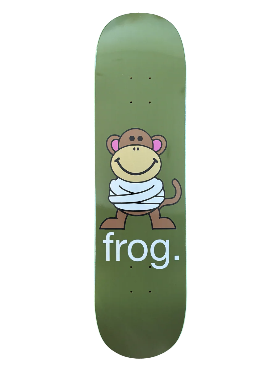 Frog Krazy Monk (Frankie Decker) Skateboard Deck - 8.18"