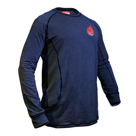 Nexon FR Long Sleeve Crew Shirt - Space Blue