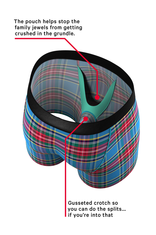 The Crisscross Applesauce | Plaid Ball Hammock® Pouch Underwear