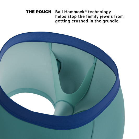 The Curacao | Teal Ball Hammock® Pouch Trunks Underwear
