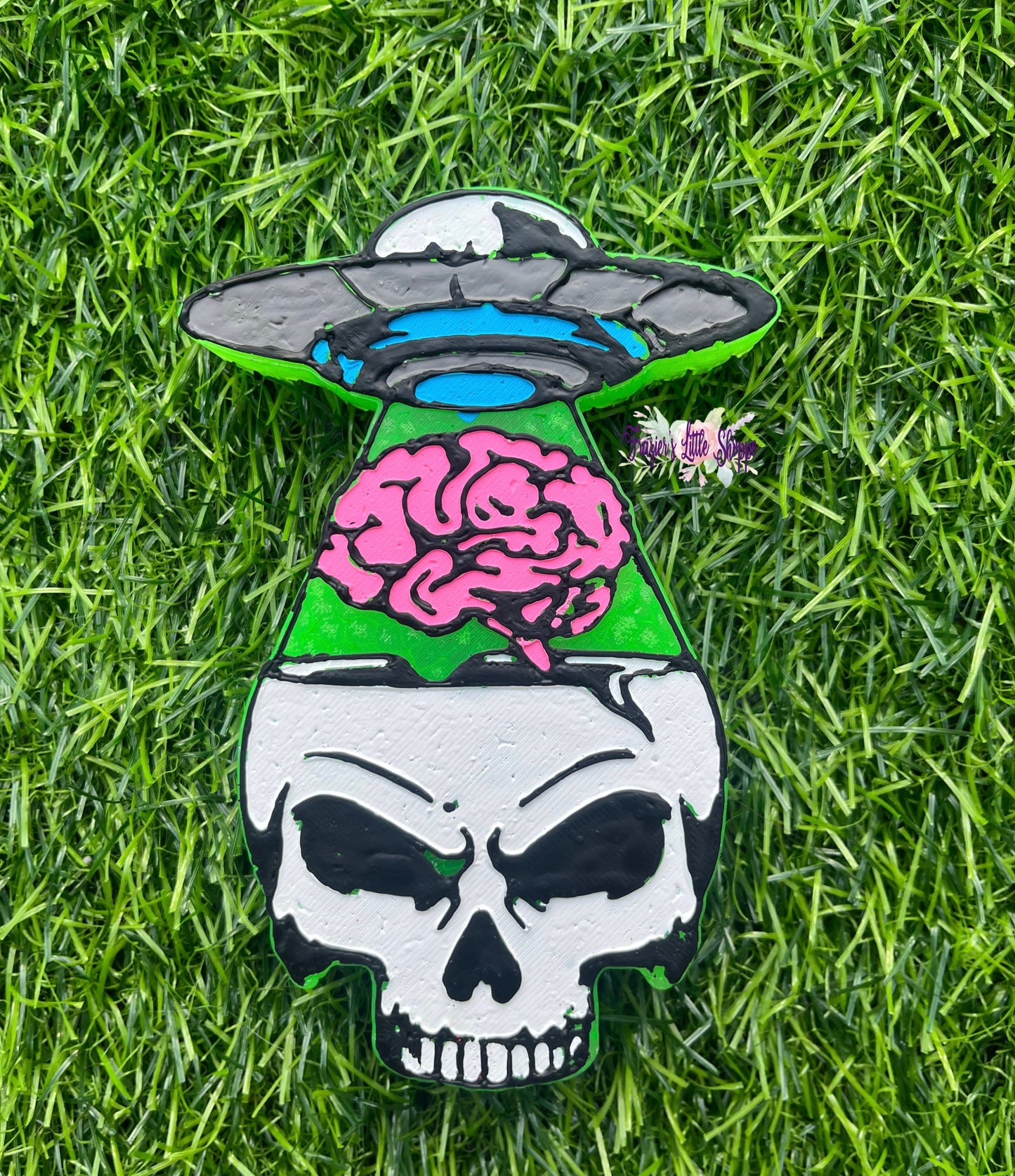 {UFO Skull} Small Medium Large Freshie Sizes