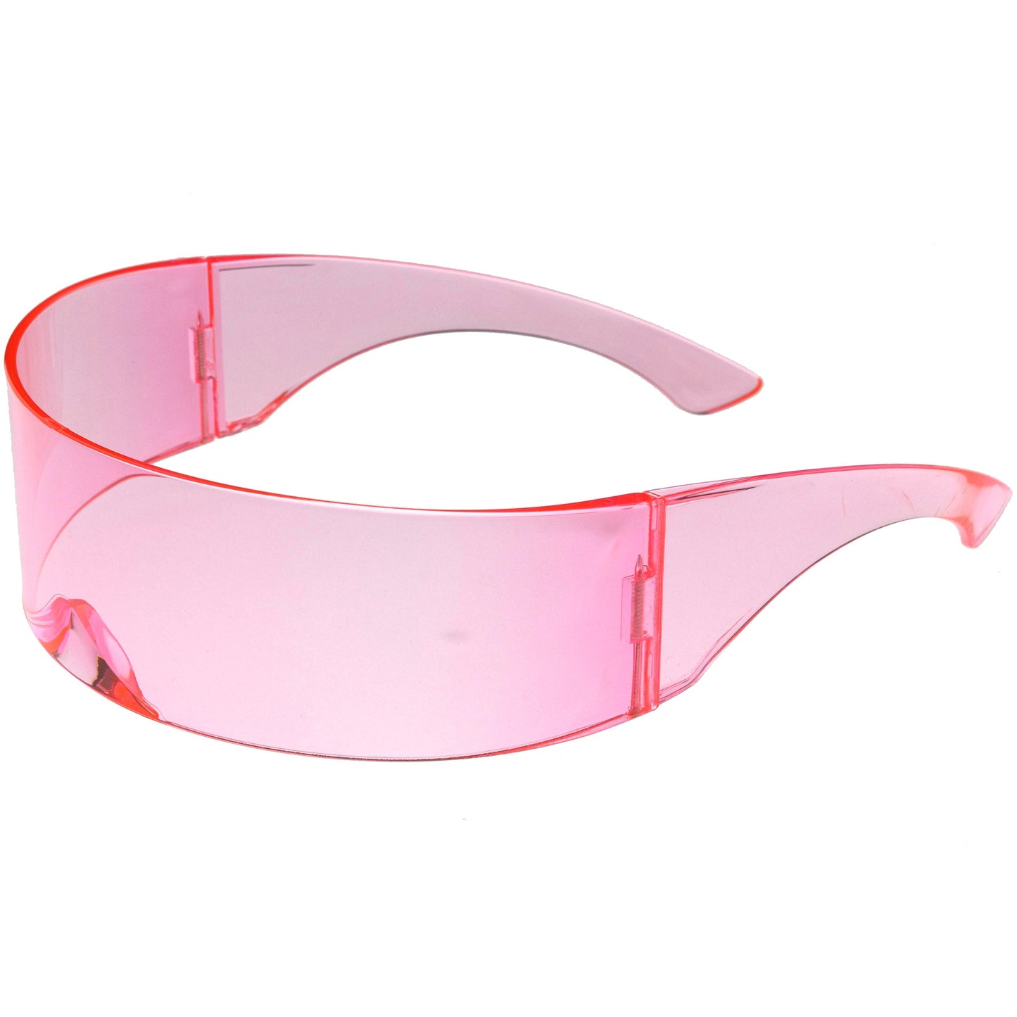 Futuristic Retro Color Tinted Wrap Around Shield Sunglasses D175