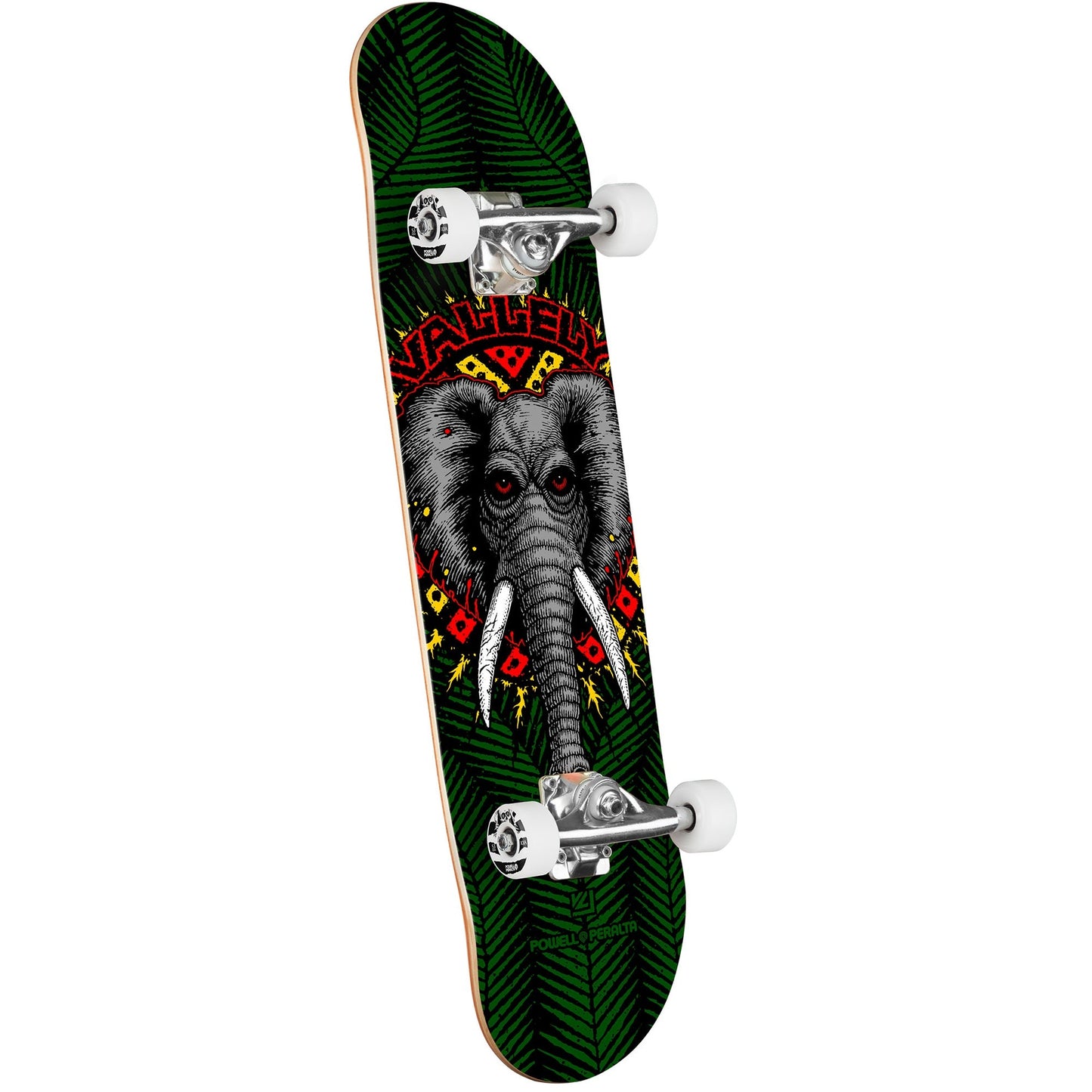 Powell Peralta Mike Vallely Elephant Birch Skateboard Complete - 7.5" Green