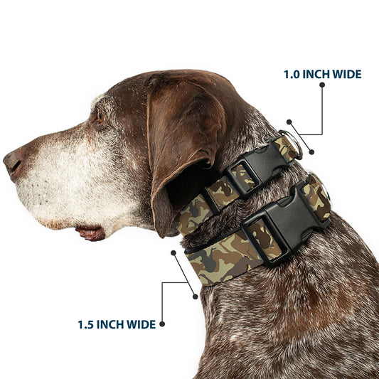 Plastic Clip Collar - Mud Flap Girls Camo Browns