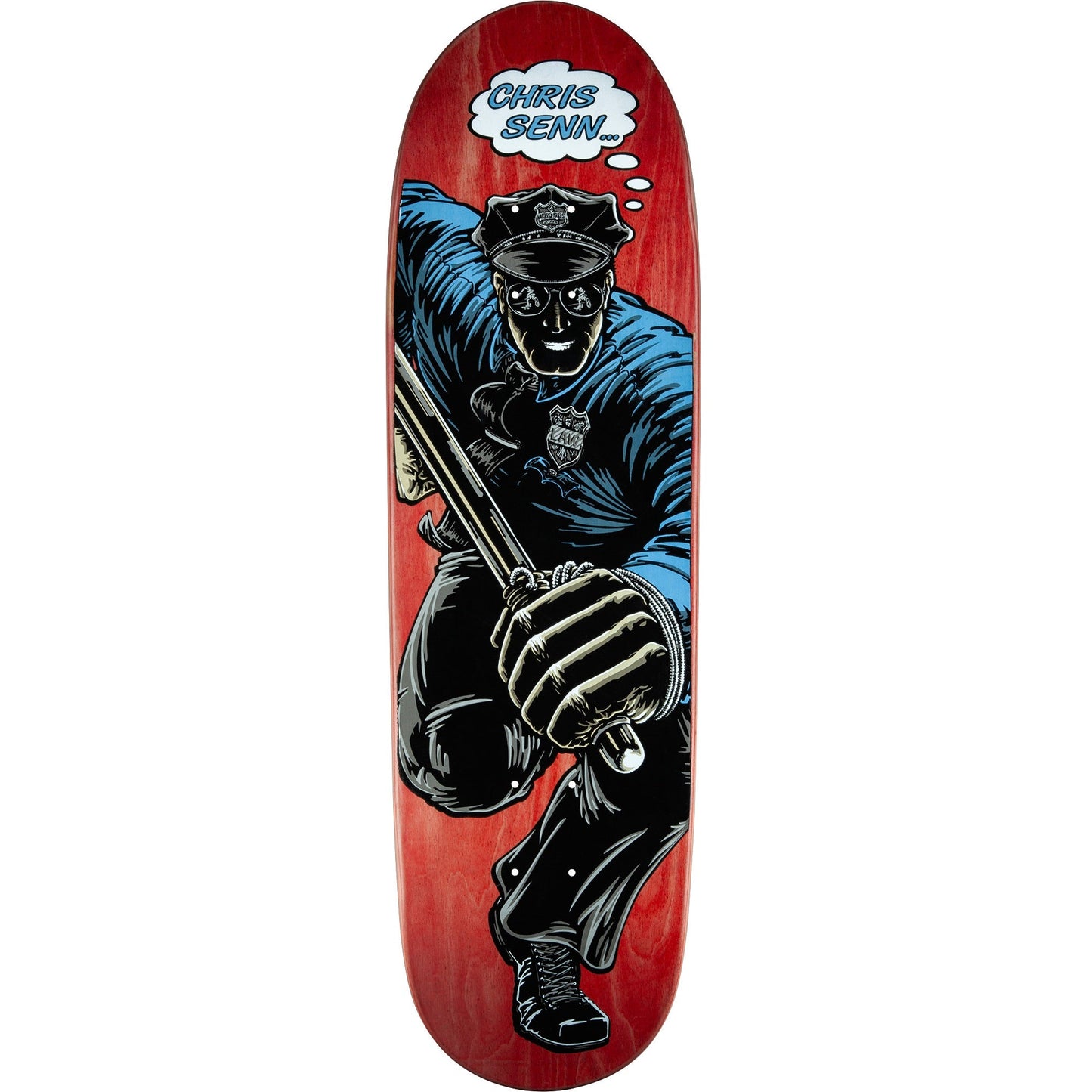 Powell Peralta Chris Senn Cop Reissue Skateboard Deck - 9.13″