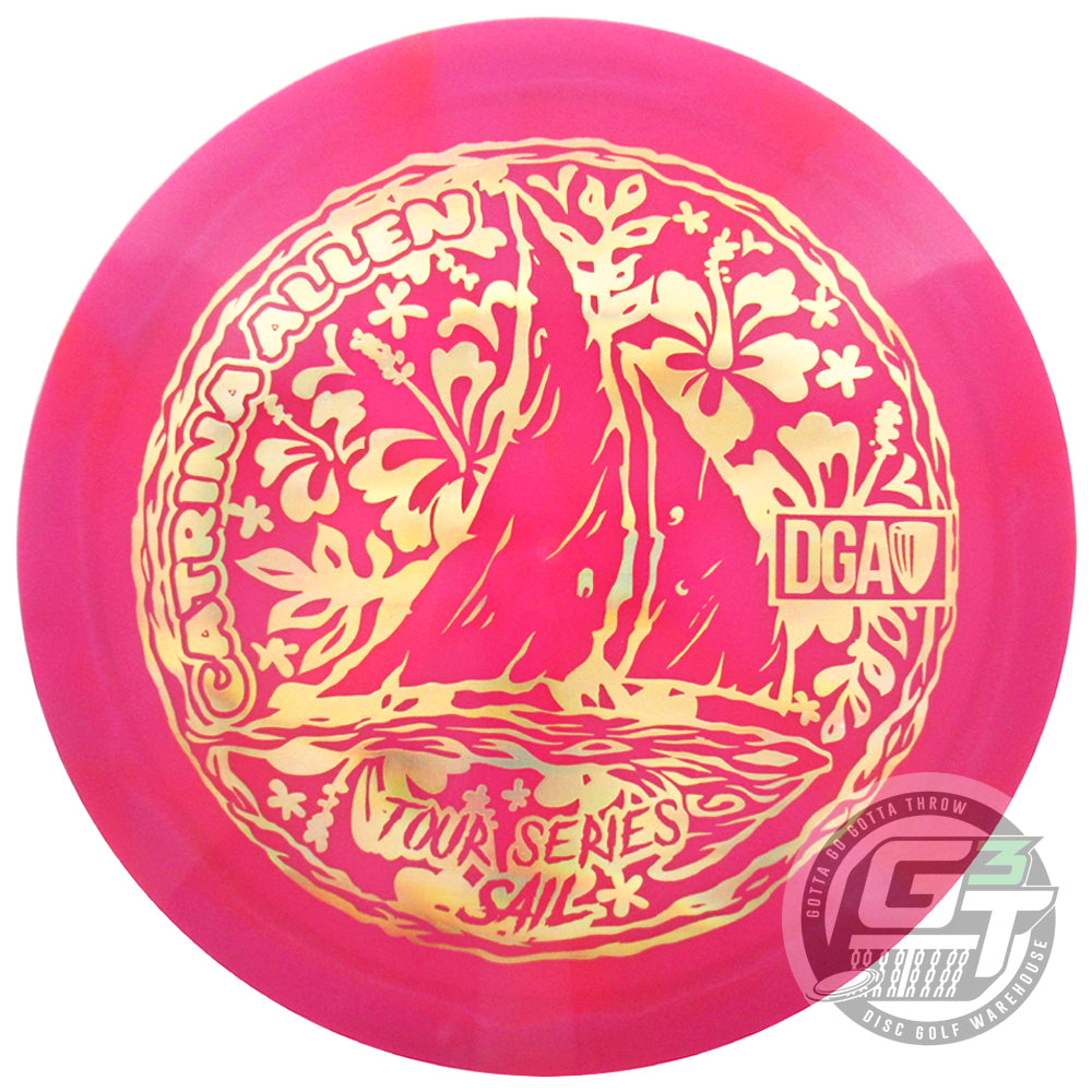 DGA Limited Edition 2023 Tour Series Catrina Allen Swirl Sail Distance Driver Golf Disc