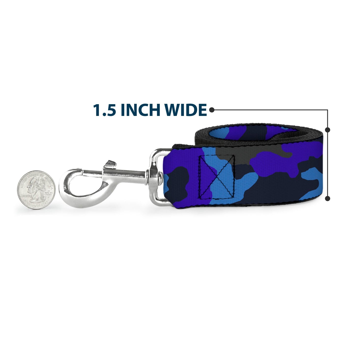 Dog Leash - Camo Blue
