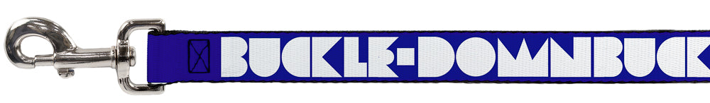 Dog Leash - BUCKLE-DOWN Shapes Blue/White