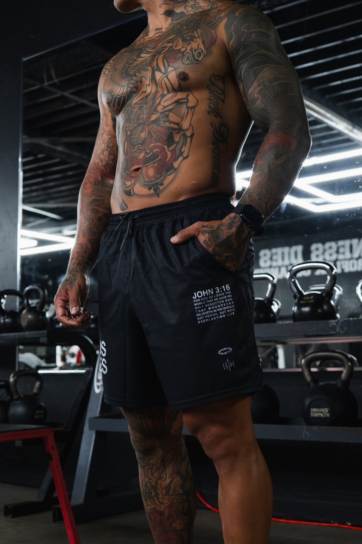 Men's Standard Performance Shorts | 5.5"- Jesus Saves