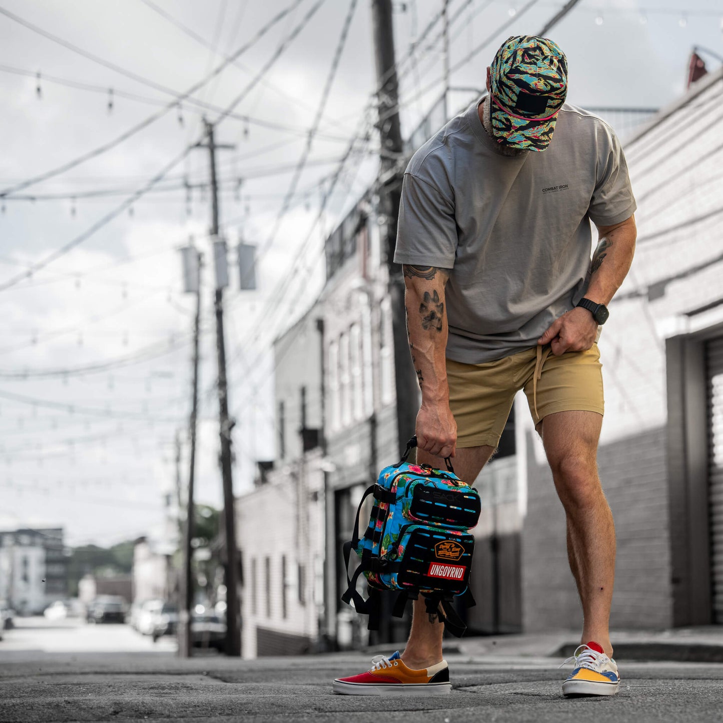 American Flag Patch Weekender Performance Snapback Hat