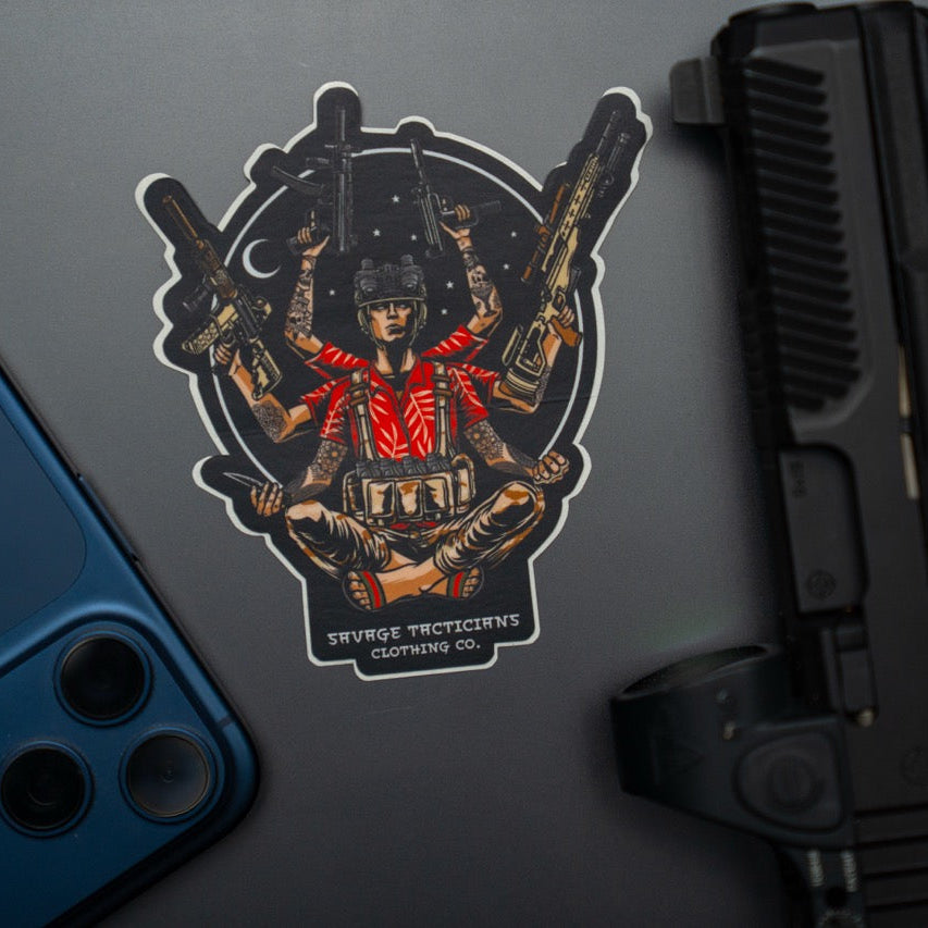 One Mind, Any Weapon Sticker