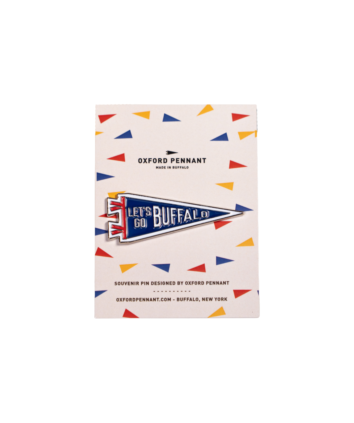 Let's Go Buffalo Enamel Pin