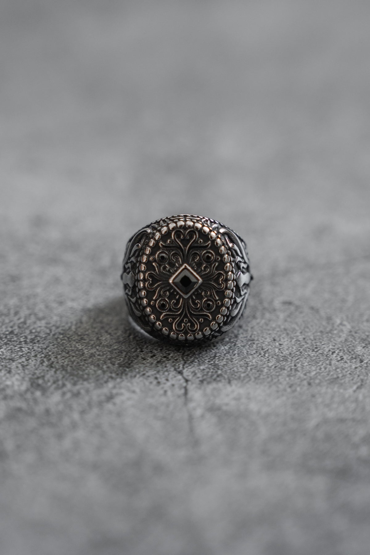 The Midnight Crest Ring