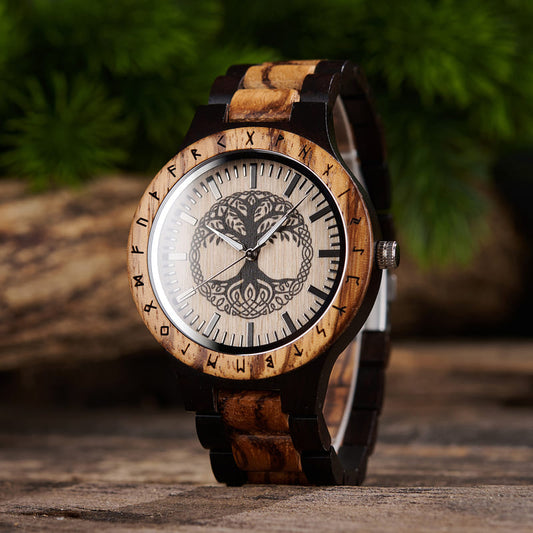 Personalized Tree Of Life Handmade Wooden Watch