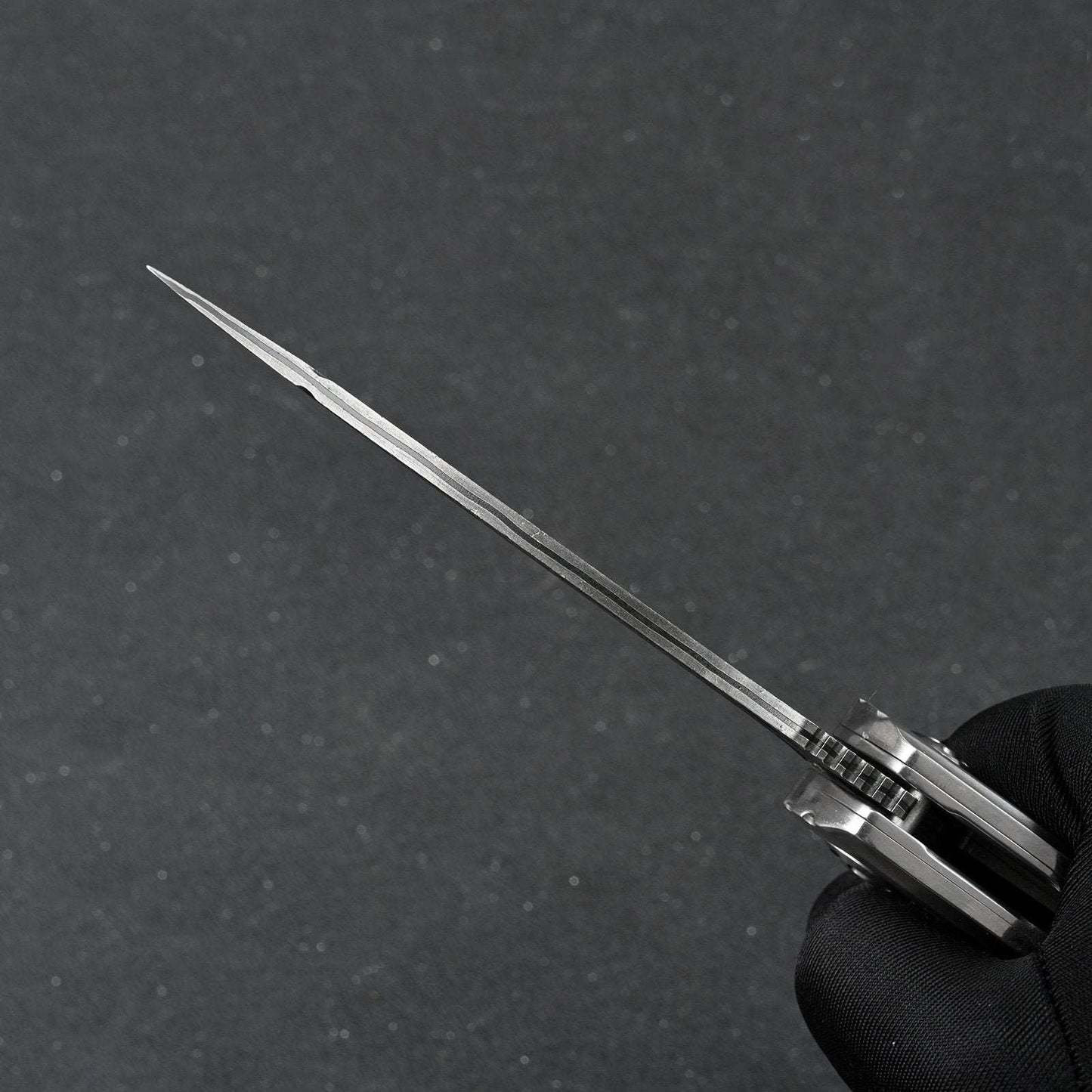 Ironbark Japanese Pocket Knife With VG-10 Damascus & Exotic Red Sandalwood Handle, Clip & Sheath