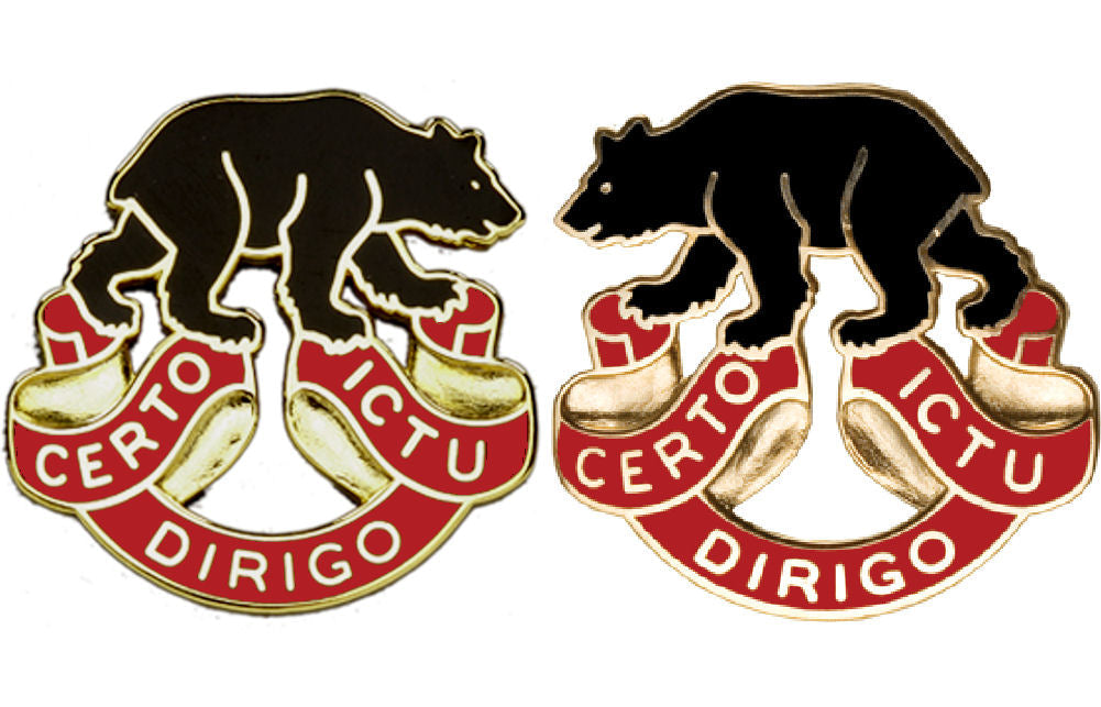 6th Air Defense Artillery Distinctive Unit Insignia - Pair - Certo Dirigo Ictu