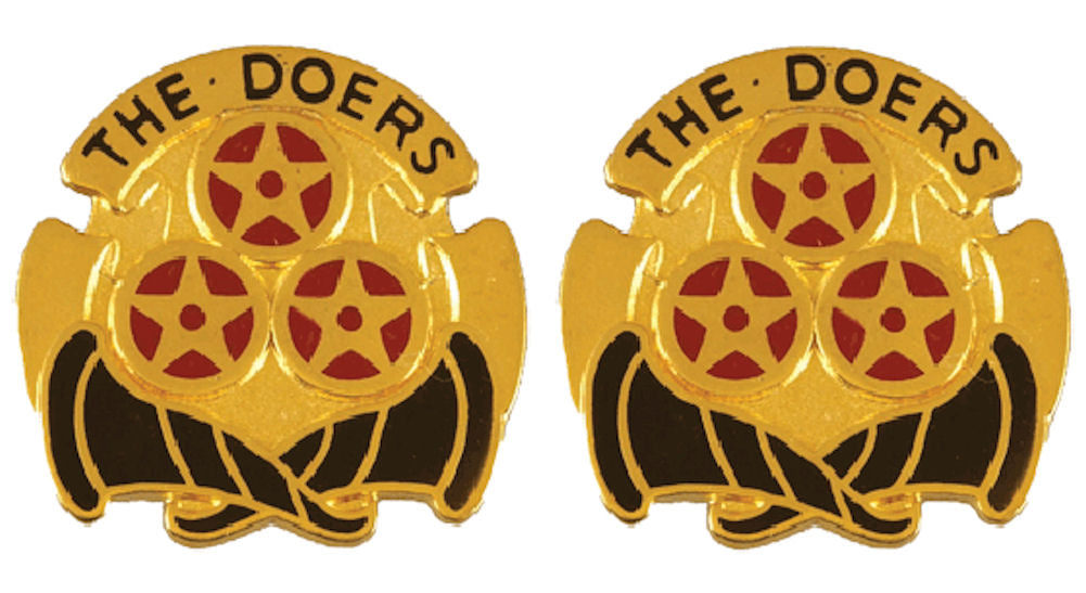 6th Transportation Battalion Distinctive Unit Insignia - Pair - The Doers