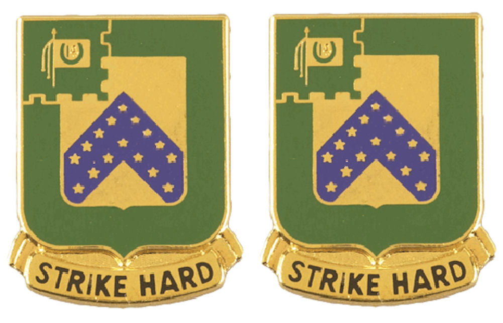 16th Cavalry Distinctive Unit Insignia - Pair - Strike Hard