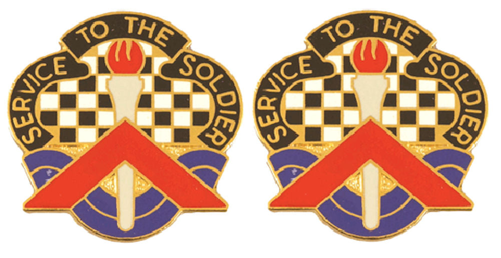 18th Personnel & Administration Distinctive Unit Insignia - Pair - Service To The Soldier