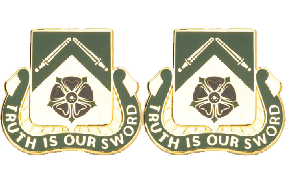 19th Military Police Battalion Distinctive Unit Insignia - Pair - Truth Is Our Sword