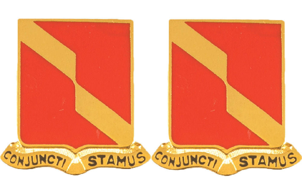 27th Field Artillery Distinctive Unit Insignia - Pair - Conjuncti Stamus