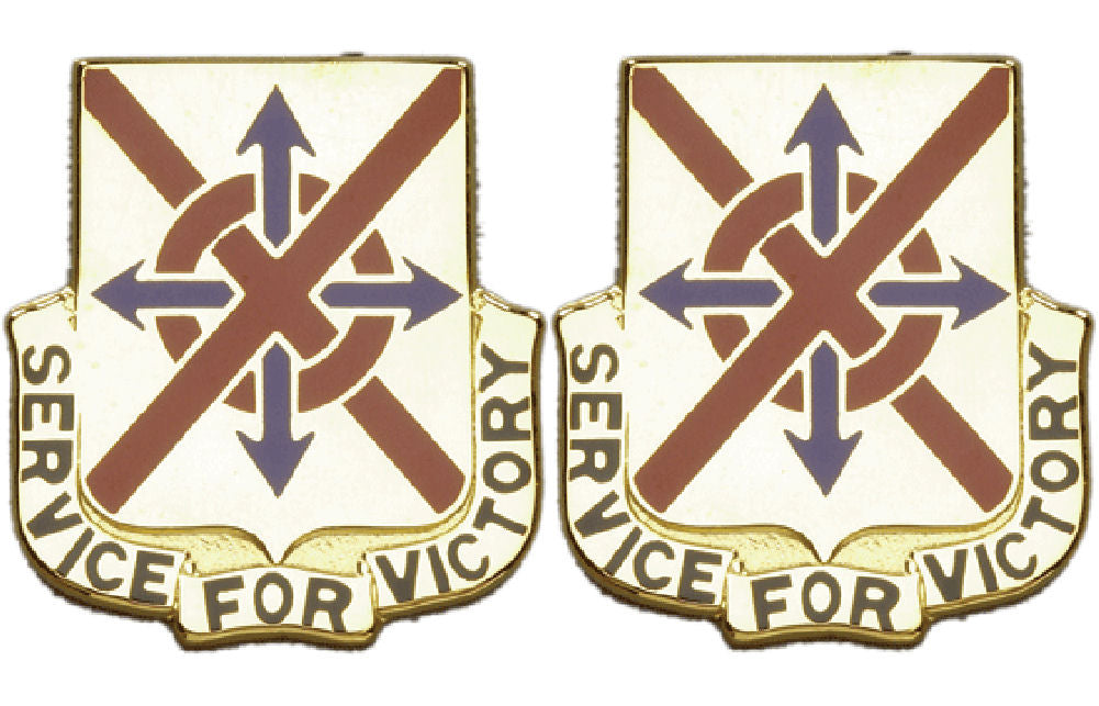 31st Support Battalion Distinctive Unit Insignia - Pair - Service For Victory