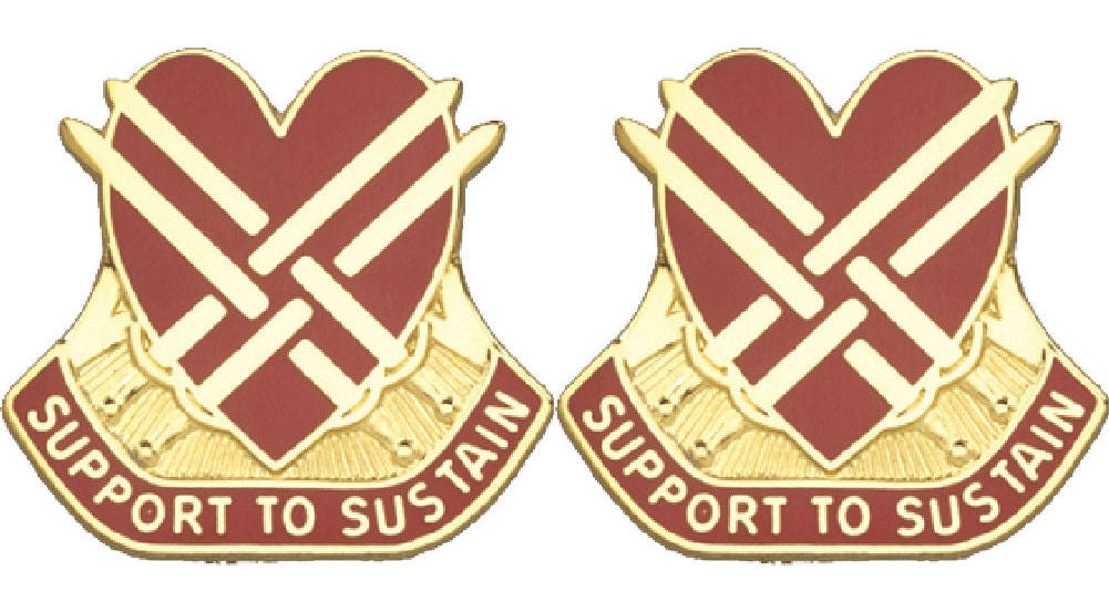 31st Support Group Distinctive Unit Insignia - Pair - Support To Sustain