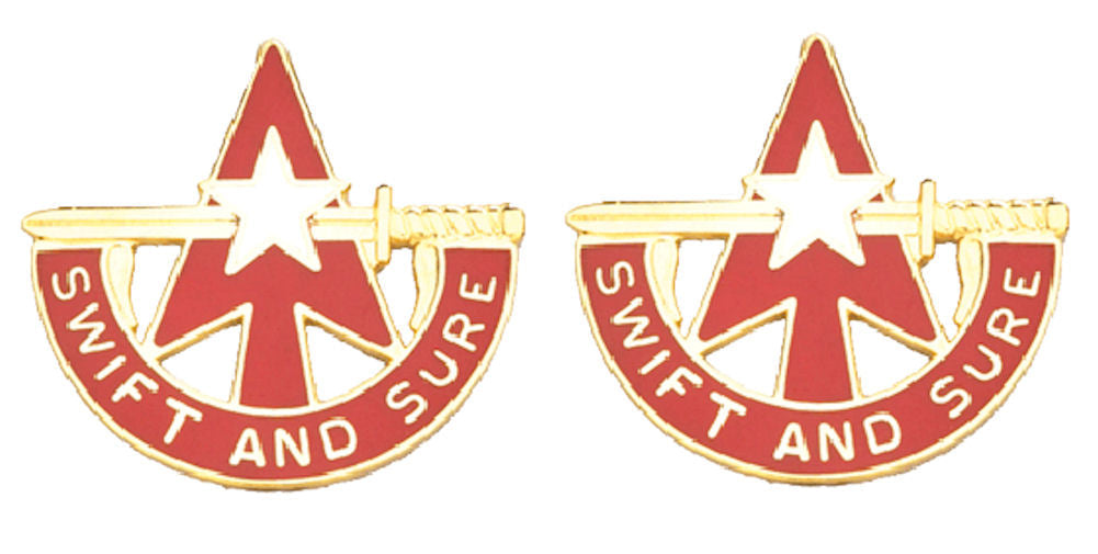 32nd Air Defense Artillery Command Distinctive Unit Insignia - Pair - Swift And Sure