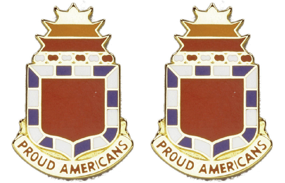 32nd Field Artillery Distinctive Unit Insignia - Pair - Proud Americans