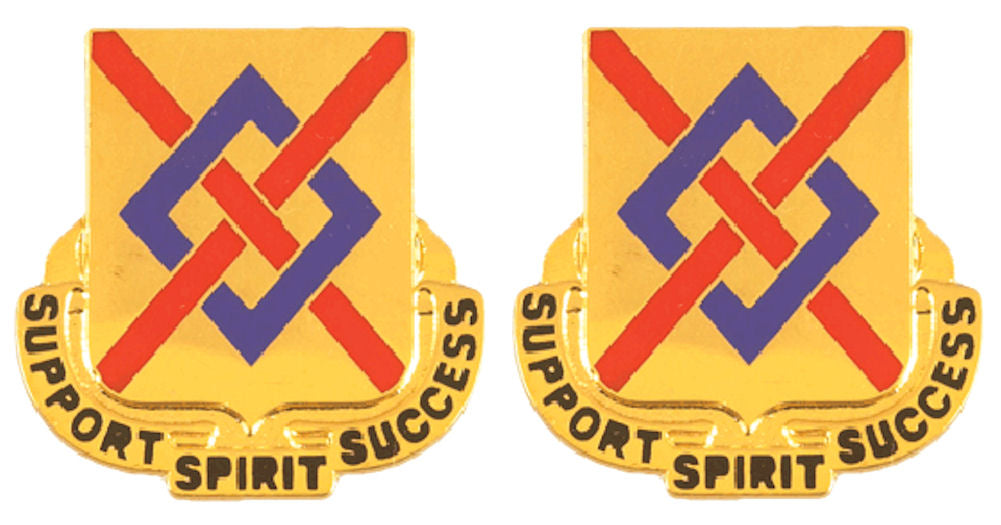 39th Support Battalion Distinctive Unit Insignia - Pair - Support Spirit Success