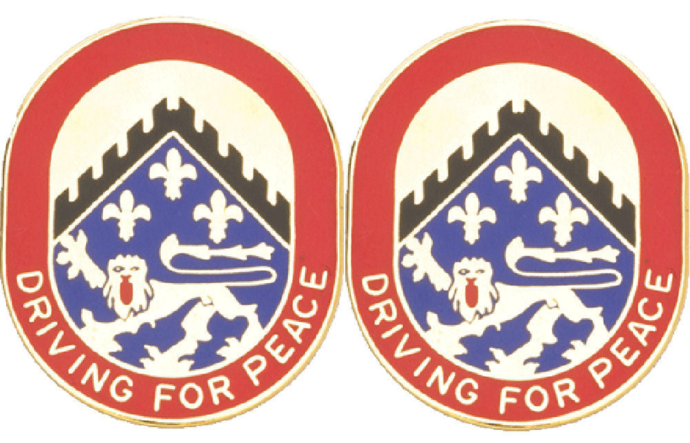 44th Support Battalion Distinctive Unit Insignia - Pair - Driving For Peace