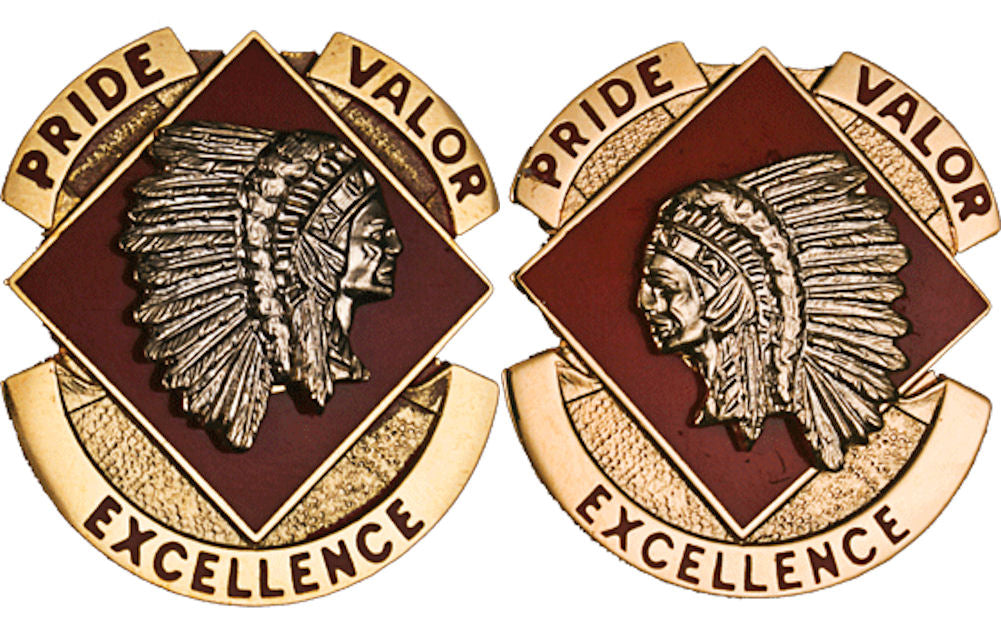 45th Field Artillery Brigade Distinctive Unit Insignia - Pair - Pride Valor Excellence