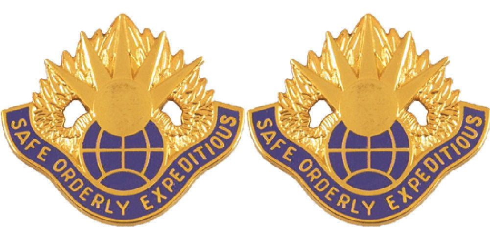 58th Aviation Battalion Distinctive Unit Insignia - Pair - Safe Orderly Expeditious