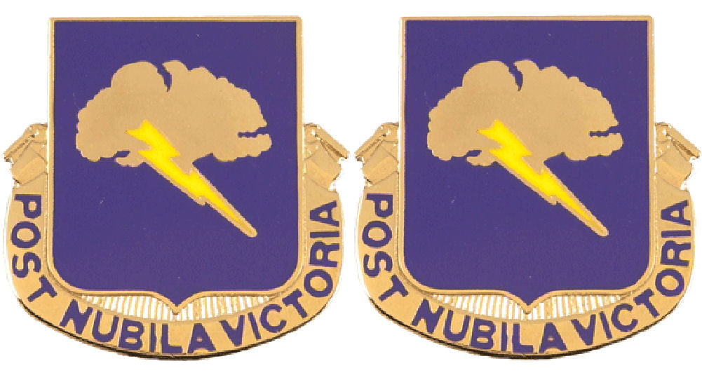 82nd Chemical Battalion Distinctive Unit Insignia - Pair - Post Nubila Victoria