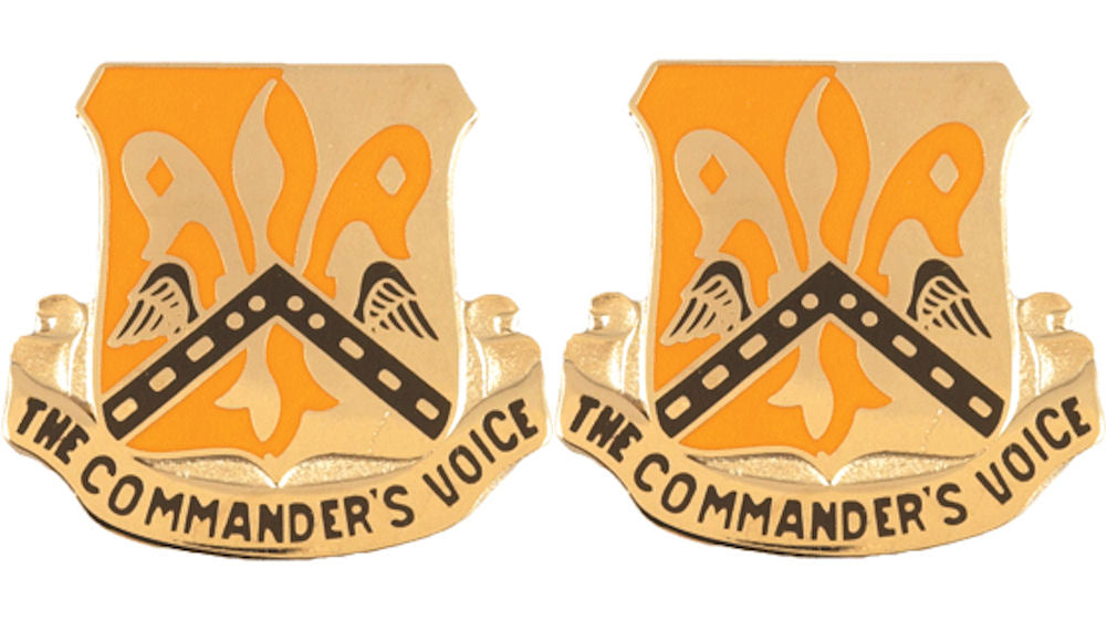 82nd Signal Battalion Distinctive Unit Insignia - Pair - The Commanders Voice