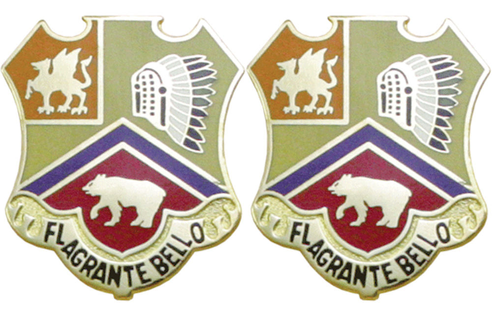 83rd Field Artillery Distinctive Unit Insignia - Pair - Flagrante Bello