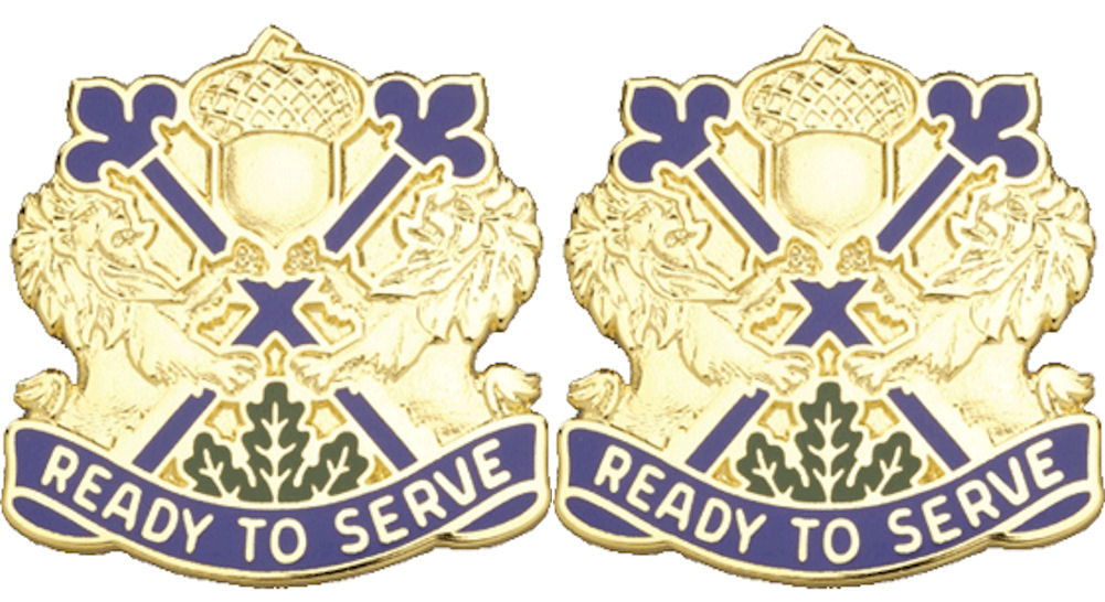 87th Division (Training Support) Distinctive Unit Insignia - Pair - Ready to Serve