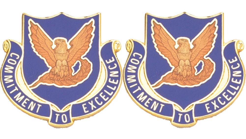 106th Aviation Distinctive Unit Insignia - Pair - COMMITMENT TO EXCELLENCE