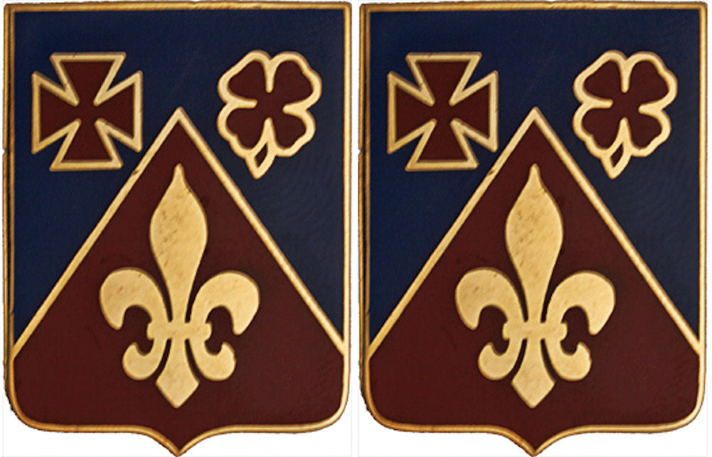 106th Field Artillery New York Distinctive Unit Insignia - Pair