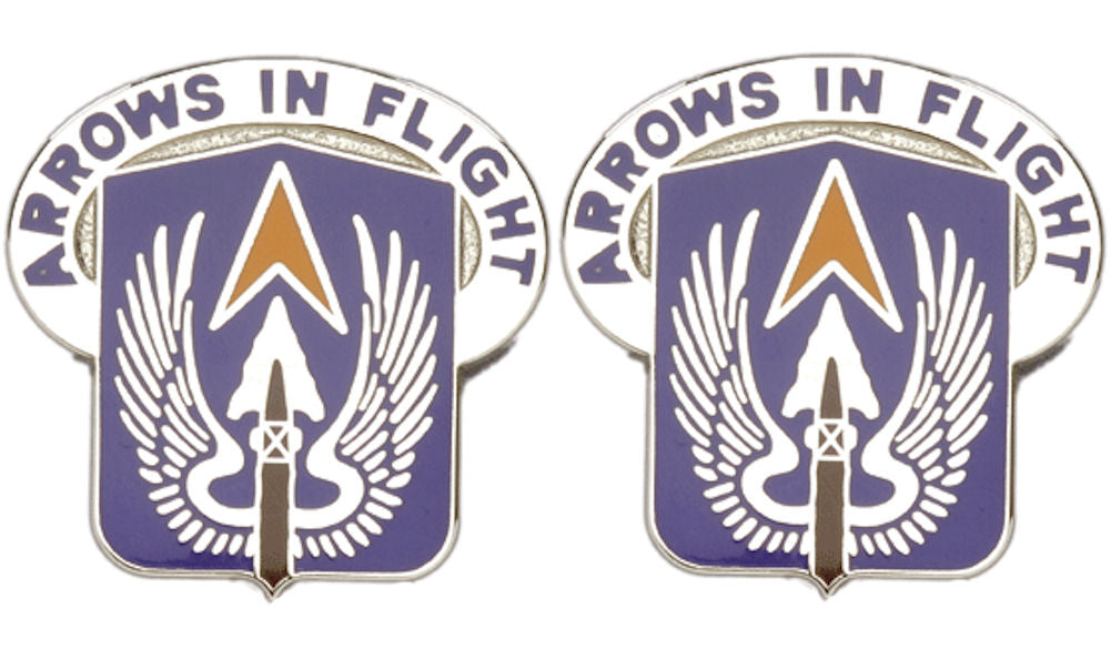 112th Aviation North Dakota Distinctive Unit Insignia - Pair - ARROWS IN FLIGHT