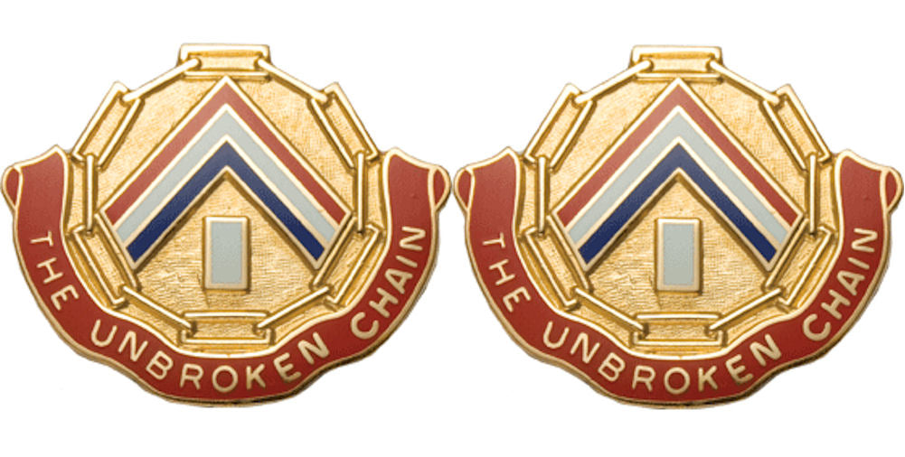 301th AREA SUPPORT GP Distinctive Unit Insignia - Pair