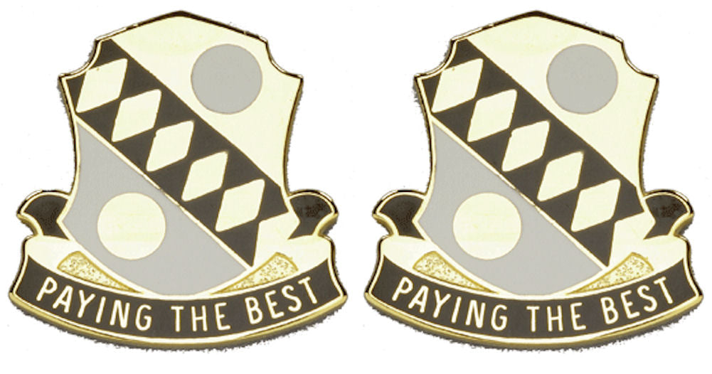 325th FIN BATTALION Distinctive Unit Insignia - Pair