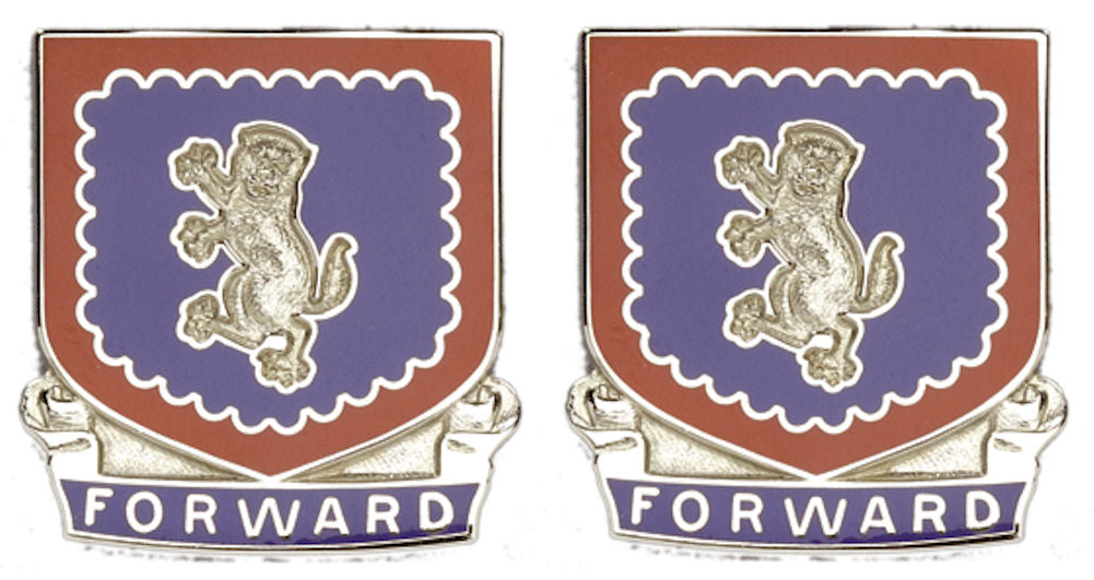 340th REGIMENT Distinctive Unit Insignia - Pair